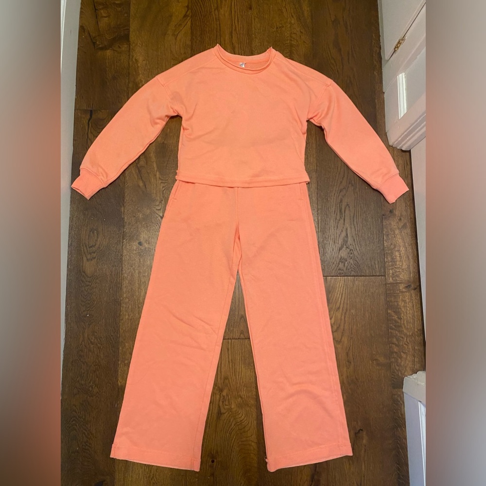 Yogalicious Pink/Orange Matching Set size 12